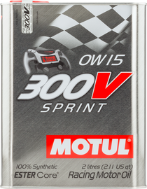 Motul 2L Synthetic-ester Racing Oil 300V SPRINT 0W15