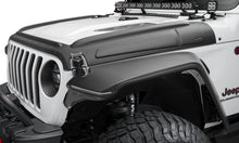 Cargar imagen en el visor de la galería, Bushwacker 07-18 Jeep Wrangler JK/JKU Trail Armor Hood Armor (juego de 3 piezas) - Tex. Negro