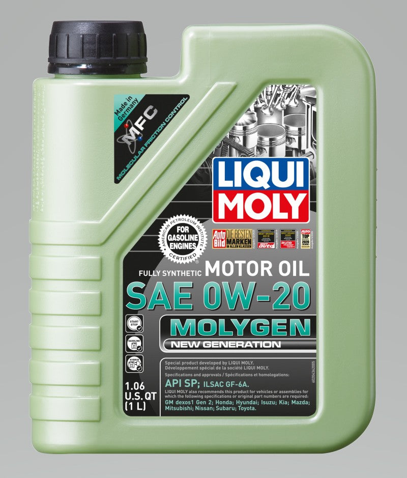 LIQUI MOLY 1L Aceite de motor Molygen Nueva Generación SAE 0W20