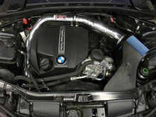 Cargar imagen en el visor de la galería, Injen 11 BMW E82 135i (N55) Turbo/E90 335i Wrinkle Black Tuned Air Intake w/ MR Tech, Air Fusion