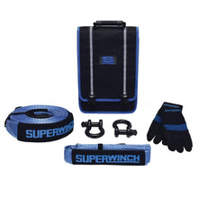 Cargar imagen en el visor de la galería, Superwinch Getaway Recovery Kit (Incl. Bow Shackles/Tree Trunk Protec/Recovery Strap/Gloves/Bag)