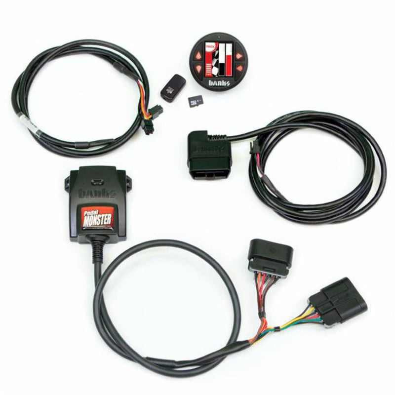 Kit Monster de pedal de potencia Banks con iDash 1.8 DataMonster - TE Connectivity MT2 - 6 vías