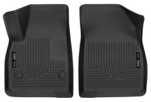 Cargar imagen en el visor de la galería, Husky Liners 17-23 Cadillac XT5/17-23 GMC Acadia 2da fila banco X-Act Contour negro revestimiento de piso delantero