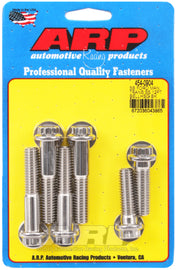 Kit de pernos para campana de transmisión manual Ford de bloque pequeño ARP de 12 puntos - Acero inoxidable pulido