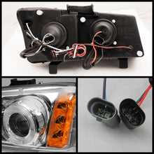 Cargar imagen en el visor de la galería, Spyder Chevy Silverado 1500 03-06 Projector Headlights LED Halo LED Ambr Reflctr Ch PRO-YD-CS03-AM-C