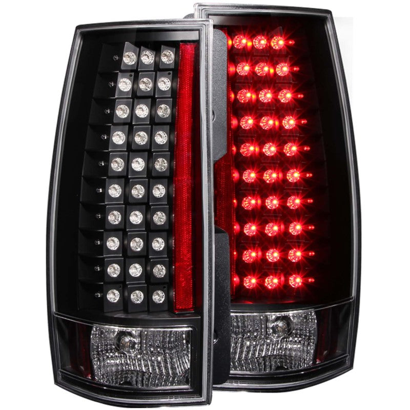 ANZO 2007-2014 Chevrolet Suburban Luces traseras LED negras G4