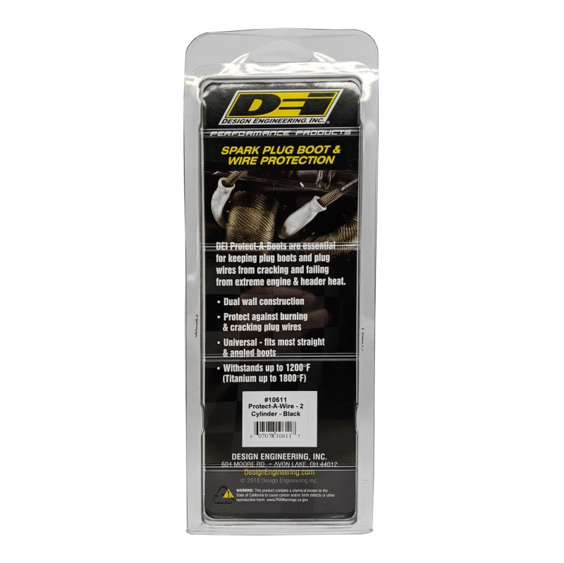 DEI Protect-A-Wire 2 Cilindros - Negro