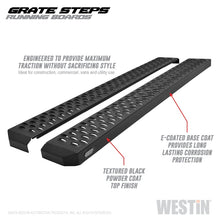 Cargar imagen en el visor de la galería, Westin Grate Steps Running Boards 54 in - Textured Black