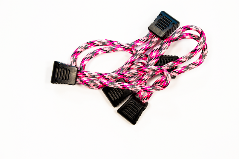 Fishbone Offroad Paracord tiradores de cremallera 5 piezas camuflaje rosa