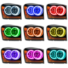 Cargar imagen en el visor de la galería, Oracle Dodge Durango 04-06 Halo Kit - ColorSHIFT w/ Simple Controller SEE WARRANTY