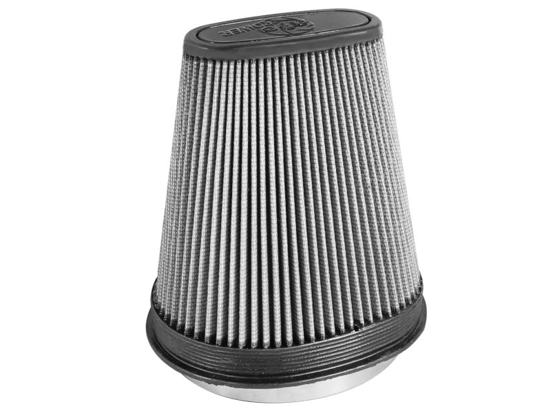 aFe Magnum FLOW Air Filter Pro DRY S (7-3/4x5-3/4in) F x (9x7in) B x (6x2-3/4in) T x (9-1/2in) H