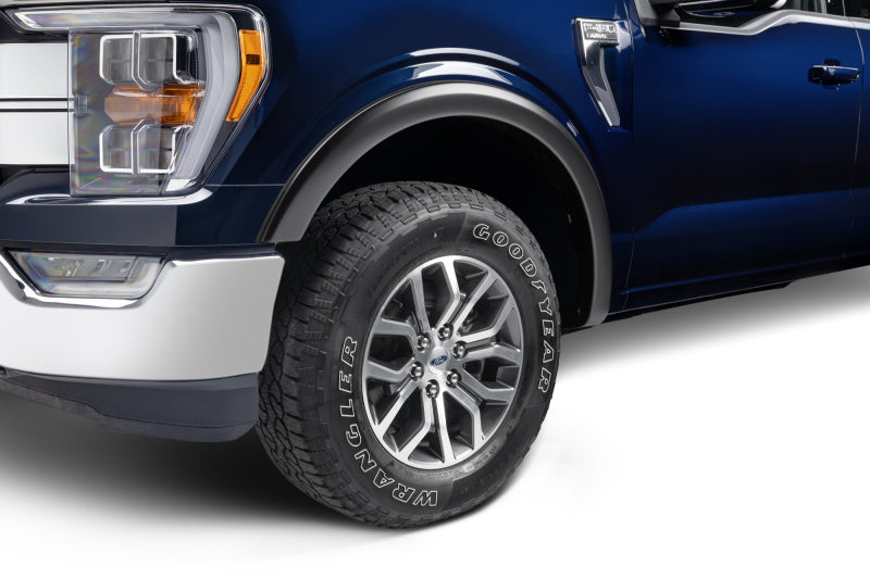 Bushwacker 21-22 Ford F-150 OE-Style bengalas 2 piezas delanteras, color negro