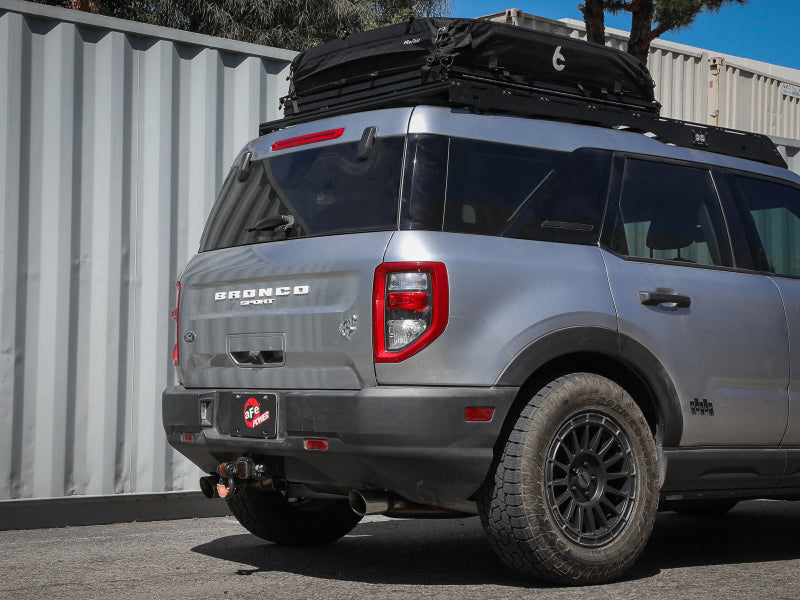 aFe Ford Bronco Sport 21-22 L3-1.5L (t)/L4-2.0L (t) Sistema de escape Vulcan Cat-Back - Puntas pulidas