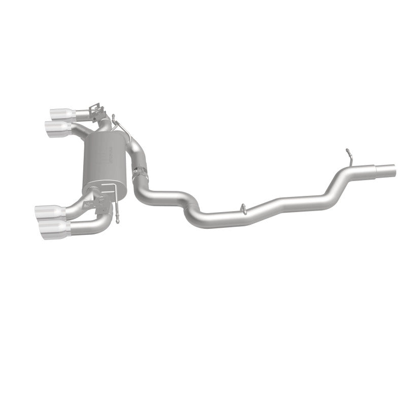 MagnaFlow Sys C/B 2015-2017 Volkswagen Golf R 3 pulgadas SS pulidas Quad Tip salida trasera dividida