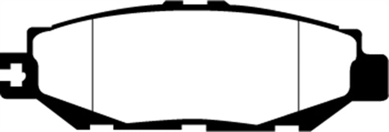 EBC 93-94 Lexus LS400 4.0 Pastillas de freno traseras Redstuff