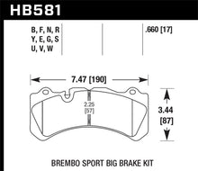 Cargar imagen en el visor de la galería, Pastillas de freno Hawk Brembo Caliper Family J/N HPS 5.0