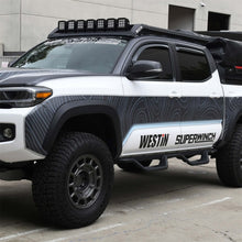 Cargar imagen en el visor de la galería, Westin 2016-2018 Toyota Tacoma Double Cab 4dr Wade In-Channel Wind Deflector 4pc - Smoke