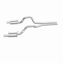Cargar imagen en el visor de la galería, MagnaFlow 13 Ford Mustang Dual Split Rear Exit Stainless Cat Back Performance Exhaust (Street)