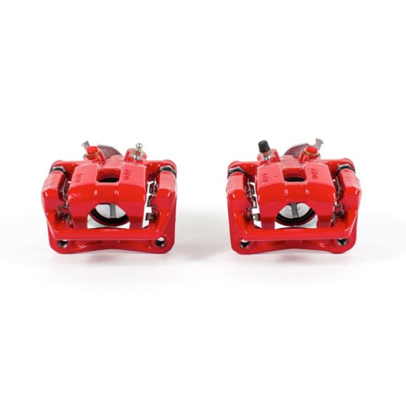 Power Stop 09-14 Acura TSX Rear Red Calipers w/Brackets - Pair