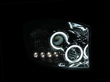 Cargar imagen en el visor de la galería, ANZO 2006-2008 Dodge Ram 1500 Faros delanteros con proyector con halo cromado (CCFL)