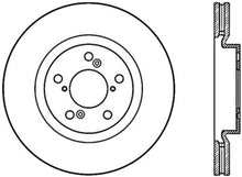 Cargar imagen en el visor de la galería, StopTech 09-14 Acura TL Sport Cryo Slotted Front Left Rotor