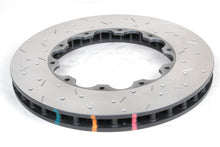 Cargar imagen en el visor de la galería, DBA 09-11 Nissan GTR R-35 Anillo de fricción de repuesto serie T3 5000 perforado y ranurado delantero SOLAMENTE
