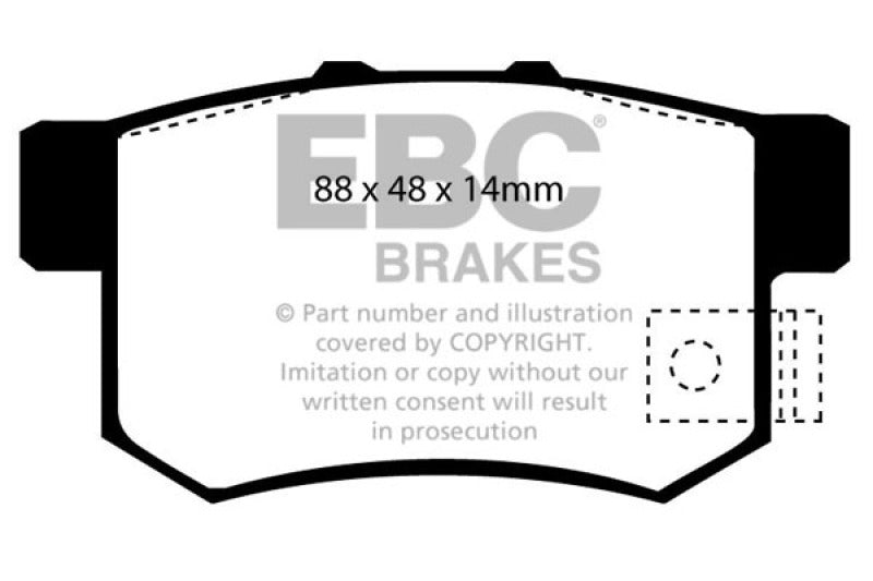 Pastillas de freno EBC Brakes Bluestuff Street y Track Day