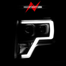 Cargar imagen en el visor de la galería, ANZO 2009-2014 Ford F-150 Barra de luz para proyector HL negro ámbar