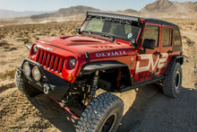 Cargar imagen en el visor de la galería, DV8 Offroad 07-18 Jeep Wrangler JK Guardabarros delanteros y traseros de tubo plano