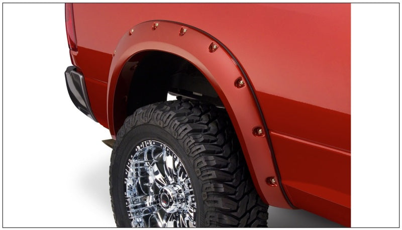 Husky Liners Pocket Style Fender Flares 4pc 76.3/98.3in Fleetside Bed - Black | 2010 - 2019 Ram 2500 / 3500