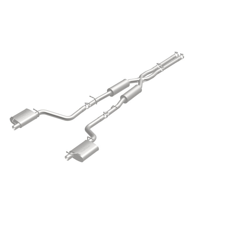 MagnaFlow Cat-Back SS 2.5 pulgadas salida trasera doble dividida (puntas OEM) 15-16 Dodge/Chrysler Charger/300 5.7L V8