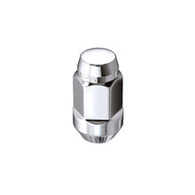 Cargar imagen en el visor de la galería, McGard Hex Lug Nut (Cone Seat Bulge Style) M14X1.5 / 22mm Hex / 1.635in. Length (4-Pack) - Chrome