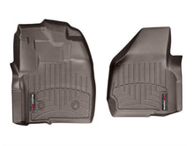 Cargar imagen en el visor de la galería, WeatherTech 2012-2016 Ford F-250/F-350/F-450/F-550 Front FloorLiner - Cocoa