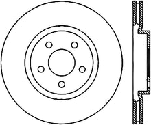 Cargar imagen en el visor de la galería, StopTech Power Slot 05 Chrysler 300C 5.7L V8 w/ Vented Rear Disc Front Left Cryo Slotted Rotor