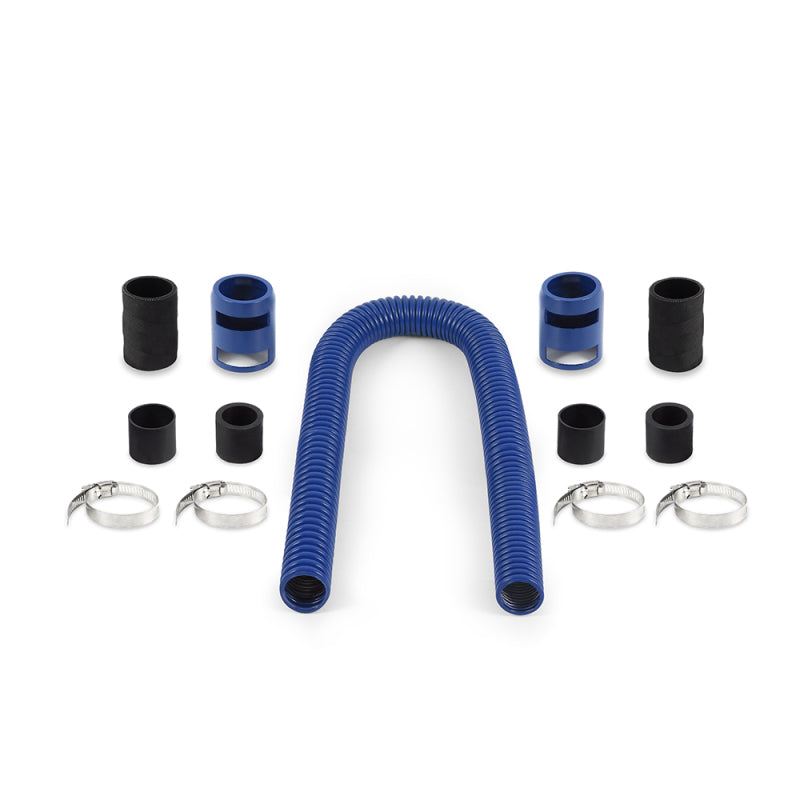 Kit de manguera flexible universal para radiador Mishimoto, color azul