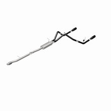 Cargar imagen en el visor de la galería, MagnaFlow SYS Cat-Back 4in Black Dual Split Rear Tips 14-15 Chevy Silverado/GMC Sierra 4.3L-5.3L