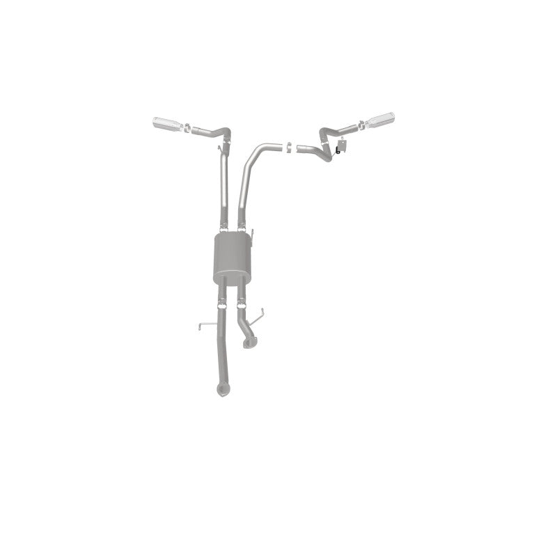 MagnaFlow Cat-Back 10-15 Toyota Tundra SC LB / CC SB 4.6L/5.7L V8 SS 2.5 Punta trasera doble dividida de 4 pulgadas