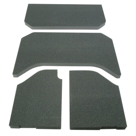 DEI 07-10 Jeep Wrangler JK 4 puertas Boom Mat Headliner - 4 piezas - Negro