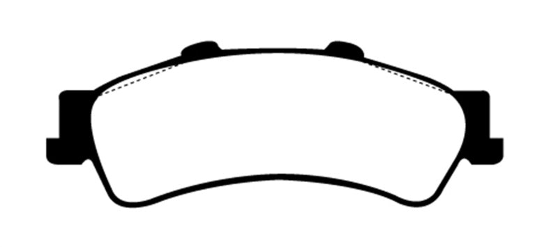 EBC 01-05 Cadillac Deville 4.6 HD Pastillas de freno traseras Greenstuff