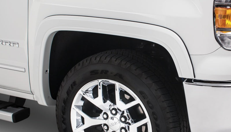 Bushwacker 14-15 GMC Sierra 1500 OE estilo bengalas 2 piezas - negro