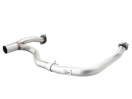 aFe Power Tubo en Y de acero trenzado aluminizado 2 pulgadas 12-14 Jeep Wrangler (JK) V6 3.6L (4 puertas)