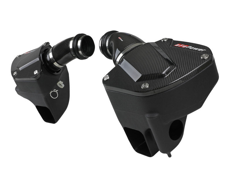 Sistema de admisión de aire frío de fibra de carbono aFe Black Series Stage-2 con medios Pro DRY S - BMW M5 (F90) 18-19