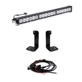 Baja Designs 2018+ Jeep Wrangler JL/JT OnX6+ Kit de barra de luces LED para parachoques de 30 pulgadas