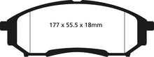 Cargar imagen en el visor de la galería, EBC 05-07 Ford F250 (inc Super Duty) 5.4 (2WD) Extra Duty Rear Brake Pads