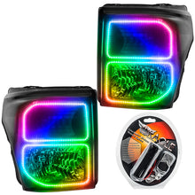 Cargar imagen en el visor de la galería, Oracle 11-16 Ford F250/350 LED HL - Black - ColorSHIFT SEE WARRANTY
