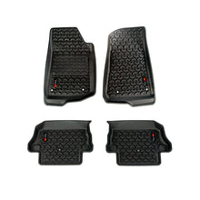 Cargar imagen en el visor de la galería, Rugged Ridge Floor Liner Kit Black F/R 18-20 Jeep Wrangler JL 2Dr