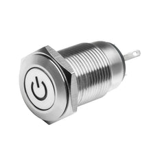 Cargar imagen en el visor de la galería, Oracle Pre-Wired Power Symbol On/Off Flush Mount LED Switch - UV/Purple SEE WARRANTY