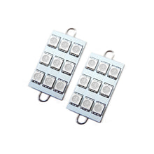 Cargar imagen en el visor de la galería, Oracle 44MM 6 LED 3 Chip - Loop Festoon Bulbs (Pair) - Red SEE WARRANTY