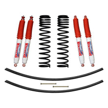 Cargar imagen en el visor de la galería, Skyjacker 3in Front Dual Rate Long Trvl Coil Suspension Kit w/ Rear Add A Leafs &amp; Hydro 7000 Shocks