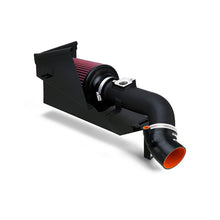 Cargar imagen en el visor de la galería, Mishimoto 06-11 Honda Civic Si Entrada de aire de alto rendimiento con escudo térmico - Negro arrugado